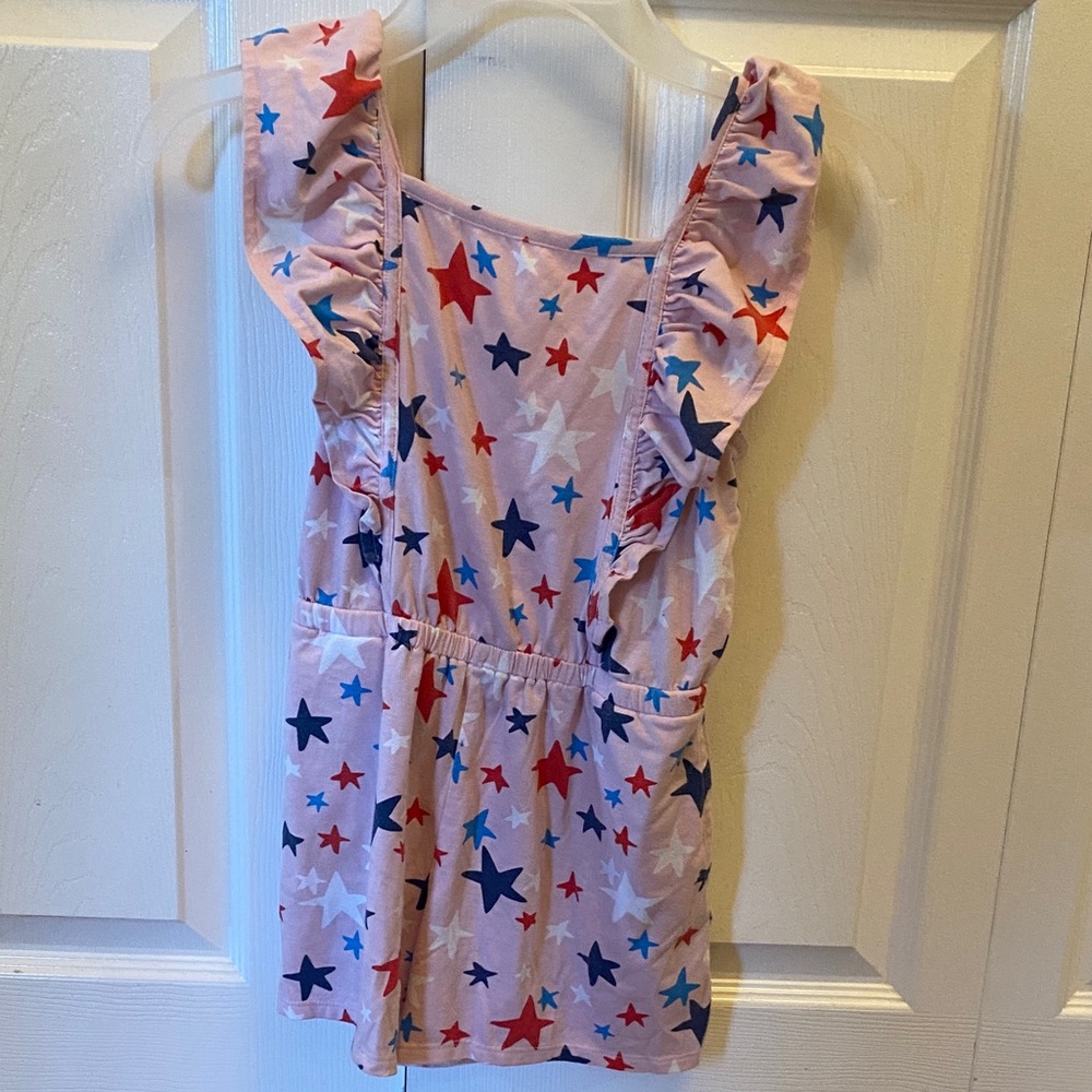 Tucker + Tate Pink Dress with Blue and Red Star Pattern